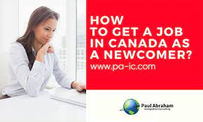 How to Find a Job in Canada As a New Comer